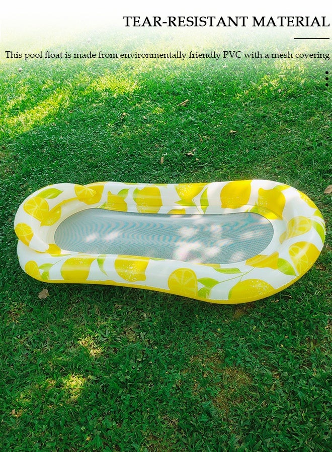DUNISO Floating Bed Inflatable Pool Float Summer Outdoor Inflatable Beach Swimming Pool Float Water Lounger,Portable Inflatable Recliner,Comfortable Floating Bed & Floating Chair,  Lounger Raft Pool Raft for Adult - Image 4