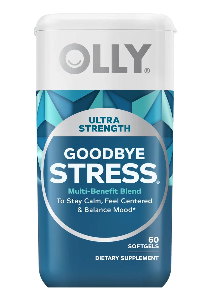 Ultra Strength, Goodbye Stress, 60 Softgels