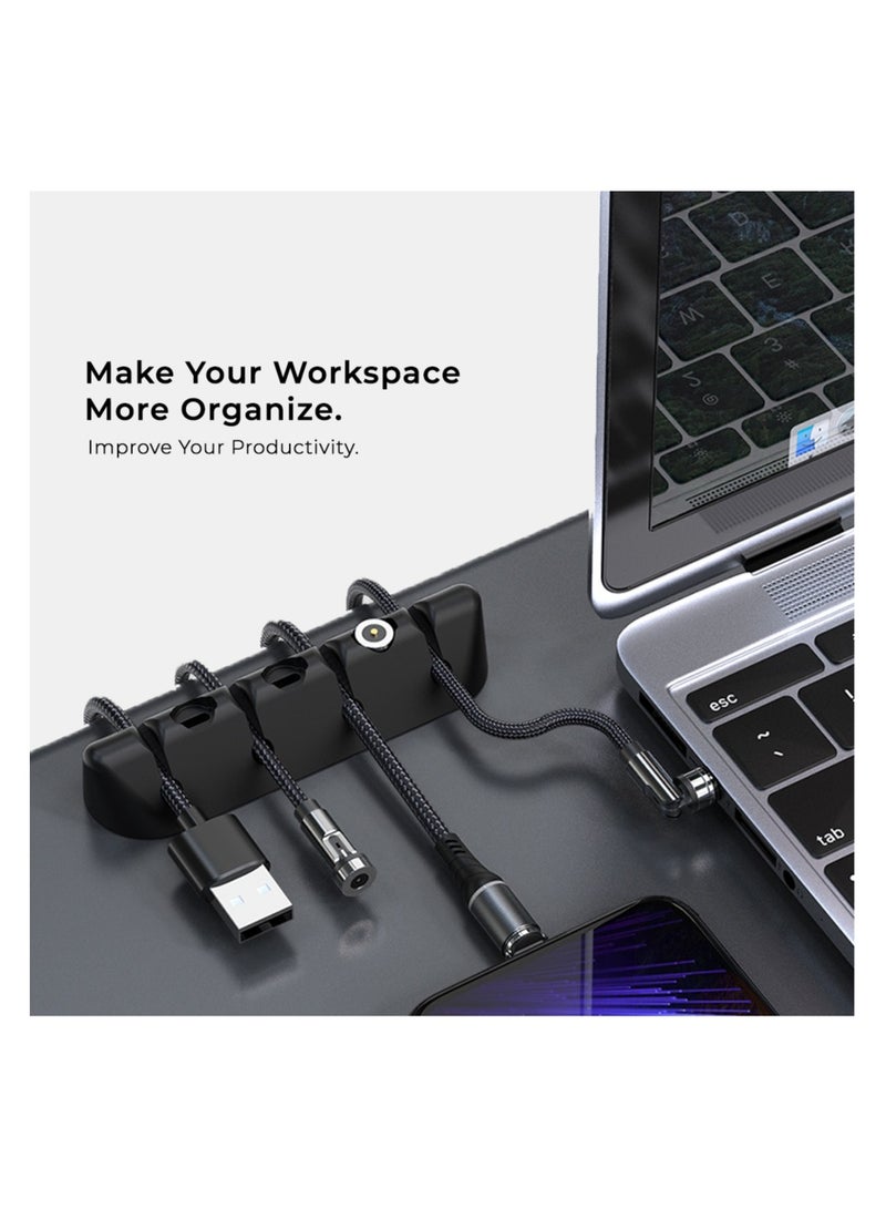 Charby TPR Cable Organizer Clip 4 Slots - Image 3