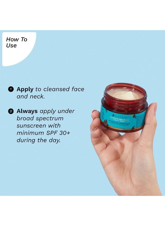 PILGRIM Pilgrim Korean Oil free Gel Moisturizer for oily skin with Hyaluronic Acid & Willow Bark Extracts | Moisturiser for face | Suitable for Oily & Acne-Prone Skin| Men & Women | Korean Skin Care | 50gm - Image 3