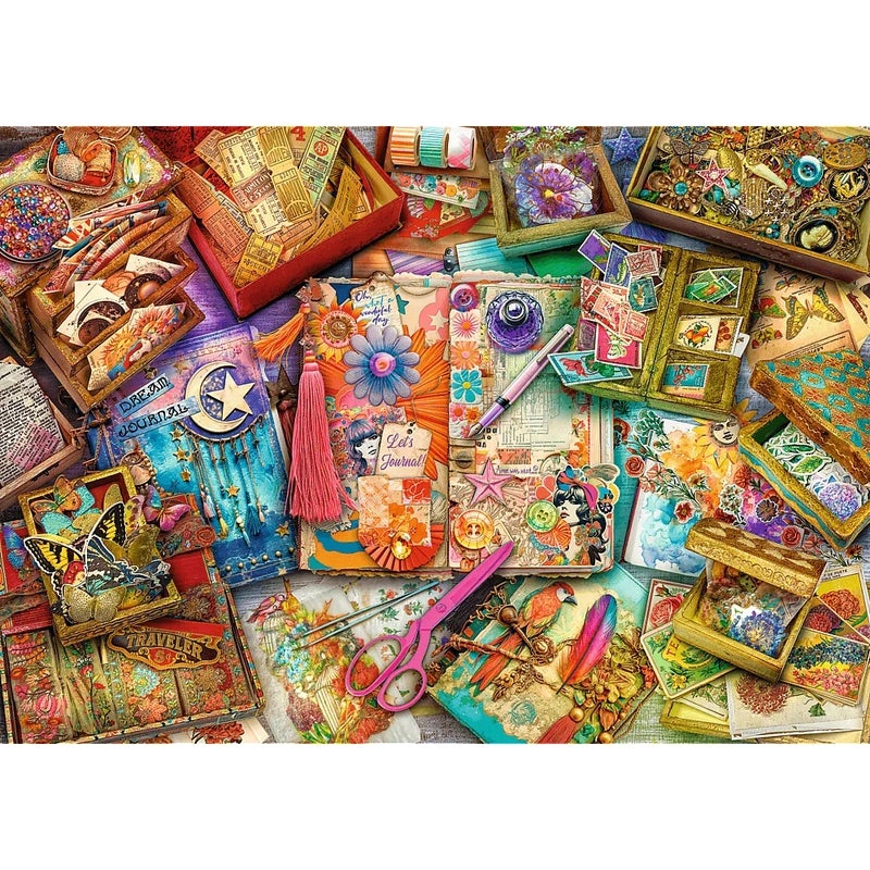 Trefl - Tea Time: A Desk Full of Inspiration Premium Puzzle 1000 Pieces - 10849 - Image 2