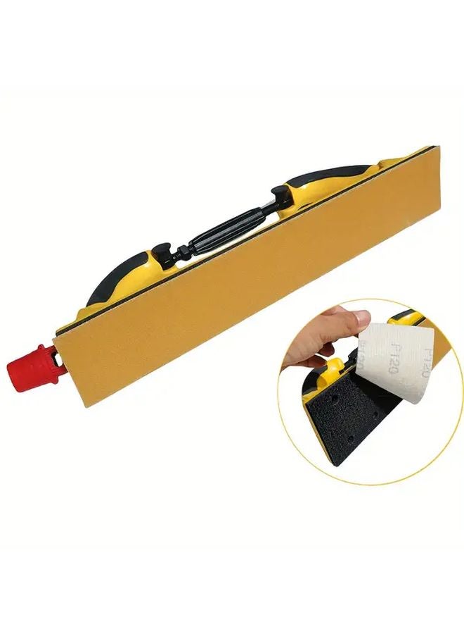 مطحنة يدوية بكتلة واحدة قابلة للتعديل نصف قطرها صفيحة طويلة لسيارة هيكل خشب - Image 4