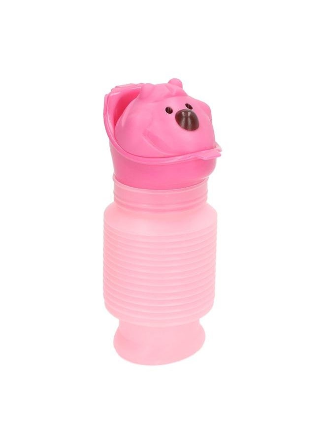 Portable Children Urinal Cartoon Pink Little Bear Unisex Portable Kids Retractable Urinal for Travel Car Outdoor 600ML - pzsku/ZD0875E69DBBCE5B312FFZ/45/_/1740555600/de14bec9-9760-4111-a504-75ebf579d25e