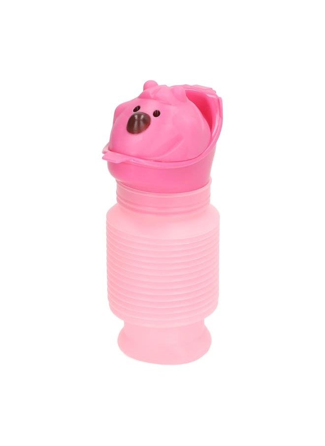 Portable Children Urinal Cartoon Pink Little Bear Unisex Portable Kids Retractable Urinal for Travel Car Outdoor 600ML - pzsku/ZD0875E69DBBCE5B312FFZ/45/_/1740555696/89f7fe69-b097-428e-acd7-860593b43306