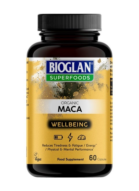 Superfoods Organic Maca Capsules Supports General Wellbeing 60'S