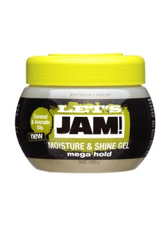 SoftSheen-Carson SoftSheen-Carson Let's Jam! Shining and Conditioning Gel by Dark and Lovely, Mega Hold, for all Hair Types, with Coconut Oil and Avocado Oil, No Parabens, No Mineral Oil, 9 oz  - Image 1