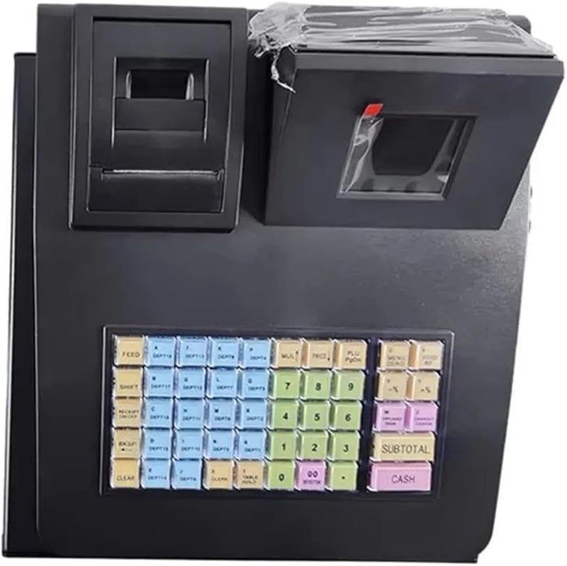 ROOUIO Cash Register, T2 Supermarket Retail Store Restaurant Desktop Cash Register With 58mm Receipt Printer(Cash Register) - Image 1