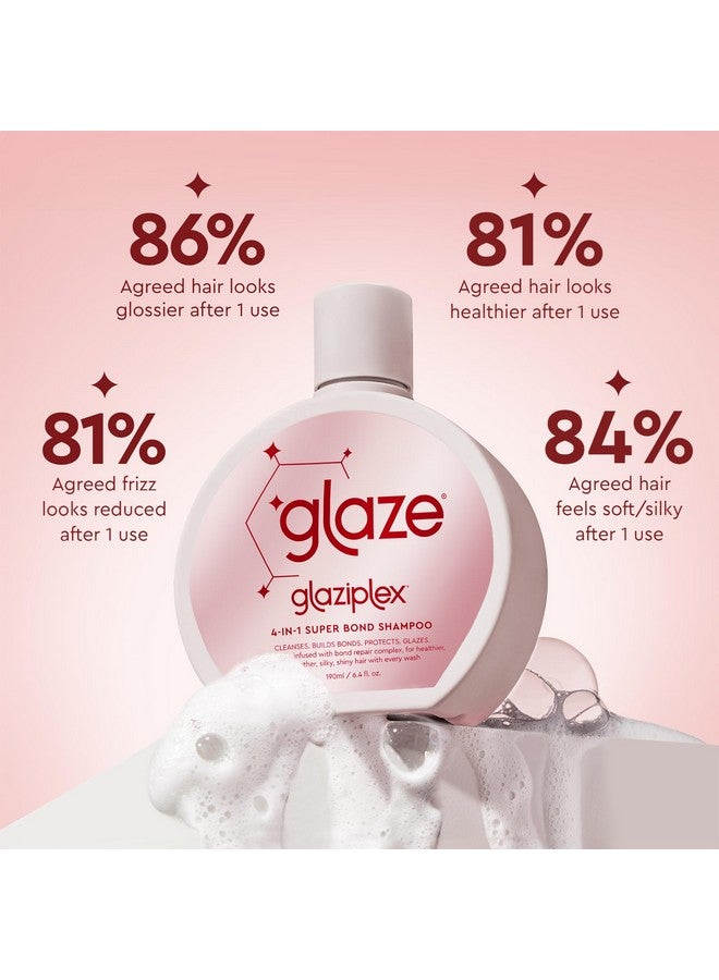 glaze Super Shine Bond Shampoo - Tames Frizz, Builds Bonds & Adds Glass-Like Shine for Sleeker, Smoother Hair - 6.4 oz - Image 4
