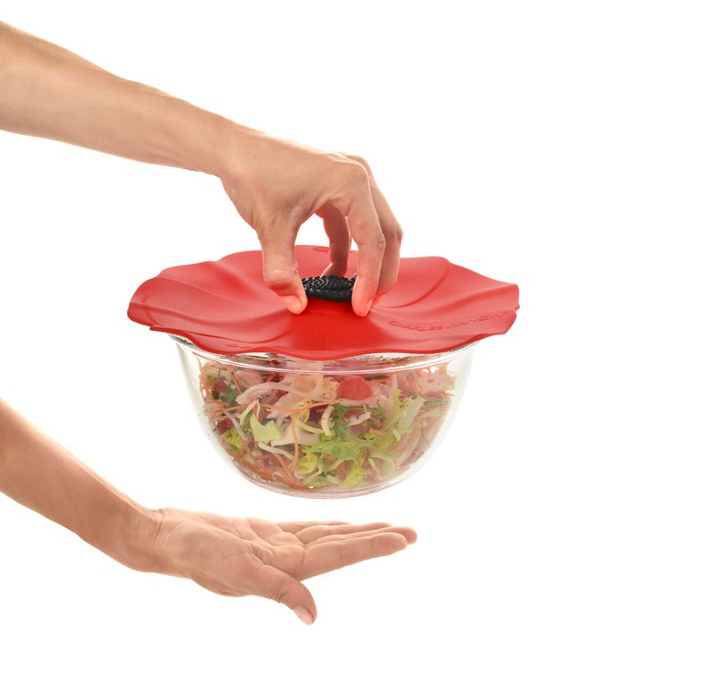 Charles Viancin - Poppy Silicone Lid for Food Storage and Cooking - Airtight Seal on Any Smooth Rim Surface - BPA-Free - Oven, Microwave, Freezer, Stovetop and Dishwasher Safe (9 Inch) - Image 2