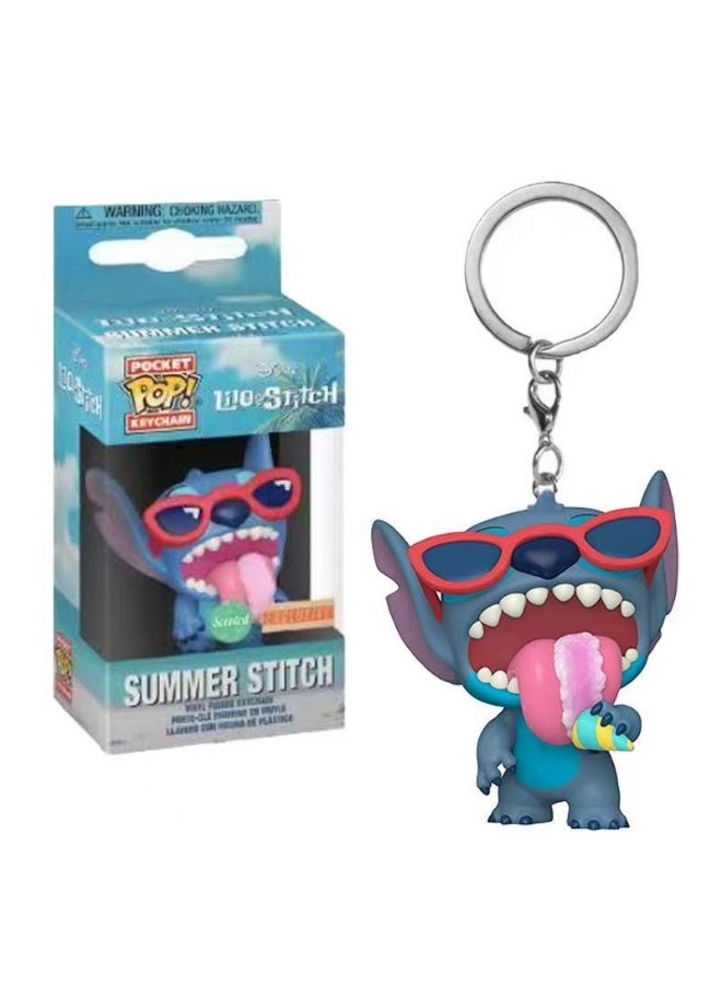 Stitch Figurine Toy Keychain
