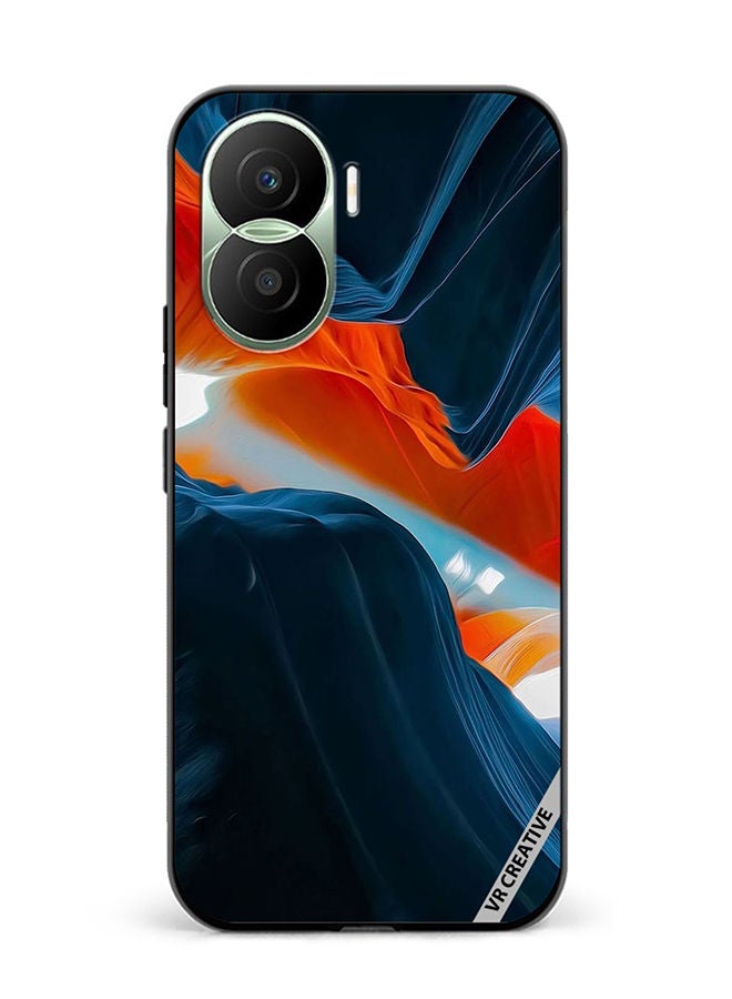 VR CREATIVE Protective Case Cover For Honor Play7T Pro Layers Design Multicolour - Image 1