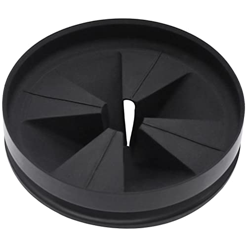 Garbage Disposal Splash Guards 3 38 Sink Baffle QCBAM Replacement for InSinkErator Evolution Series Upgraded Removable Quiet Collar Drain Plugs Garbage Disposer Accessories Black