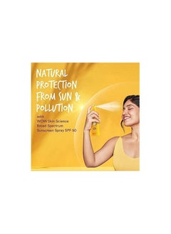 WOW Skin Science WOW Skin Science UV Sunscreen Quick Absorbent, Oil-free Spray with SPF 50  - Image 3