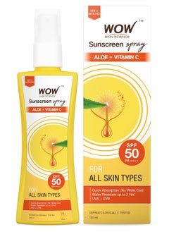 WOW Skin Science WOW Skin Science UV Sunscreen Quick Absorbent, Oil-free Spray with SPF 50  - Image 1