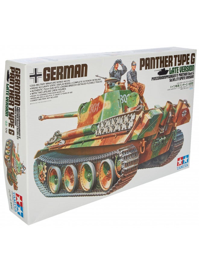Tamiya Tamiya 300035176 1:35 WWII Special Vehicle 171 Panther G Late Version (2) - Image 1