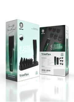 GREEN LION Trim Flex Hair Trimmer - Black / Green  - Image 3