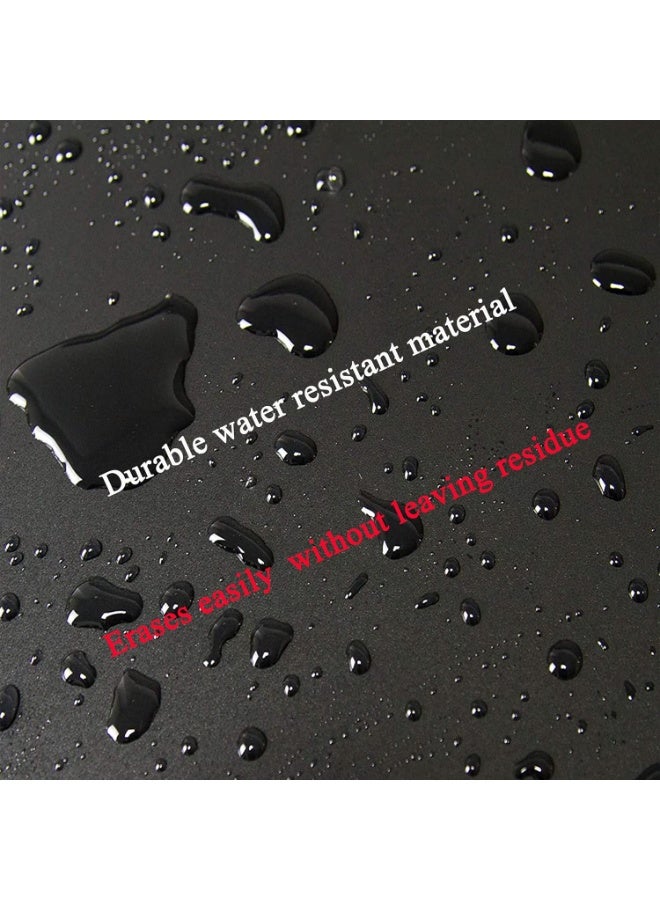 Blackboard Chalk-Board Chalkboard Adhesive -  Black Chalk Sticker Blackboard Paper for Home Kitchen Outdoor Office School Walls Menu - Image 4