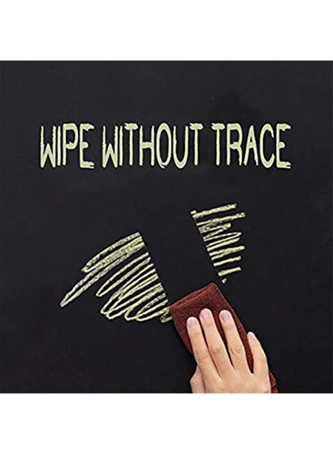 Blackboard Chalk-Board Chalkboard Adhesive -  Black Chalk Sticker Blackboard Paper for Home Kitchen Outdoor Office School Walls Menu - Image 3