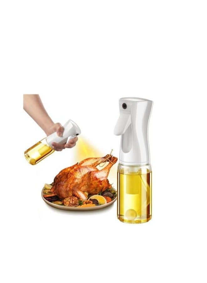 Olive Oil Sprayer for Cooking 210ml Glass Oil Spray Mister Dispenser Bottles kitchen Gadgets Accessories for Air Fryer