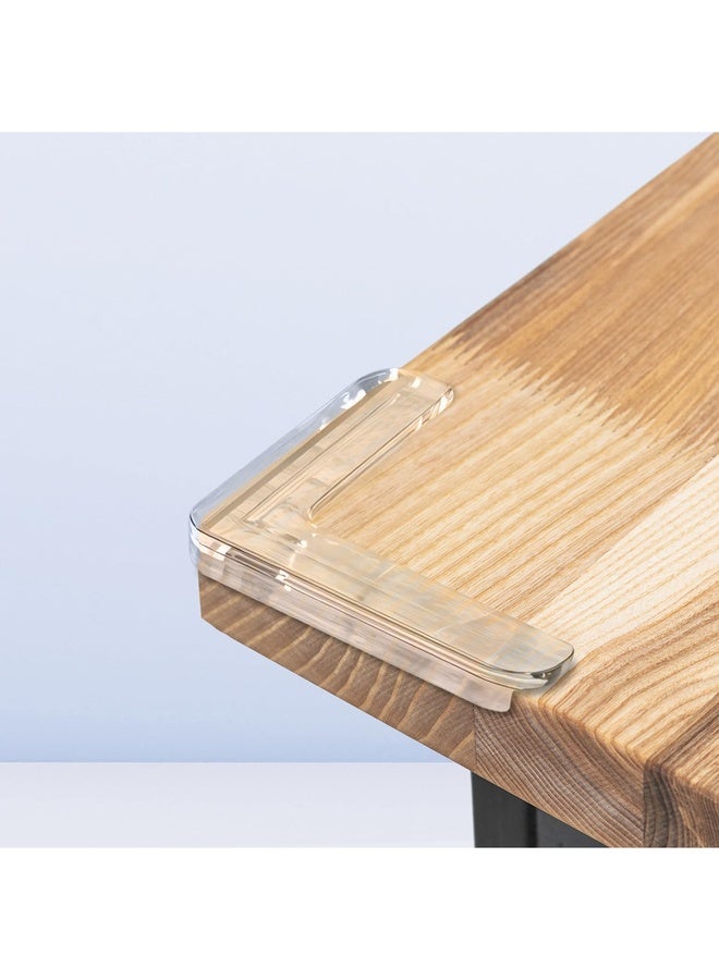 R for Rabbit Protector Plus Safedge Cushion Guards for Baby Safety (4 Units) Kids Sharp Edge Furniture, Bed Safe Protector, Non-Toxic BPA Free for Child (Transparent) - Image 1