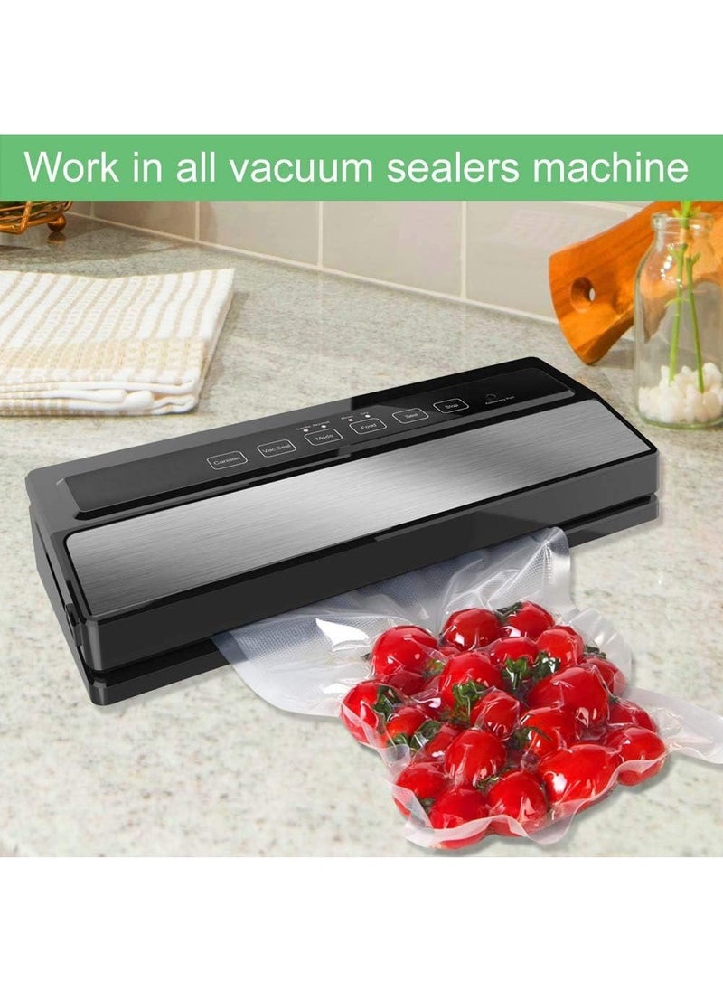 Generic Vacuum Sealer Bags with BPA Free and Heavy Duty,Great for Food Storage Vaccume Sealer PreCut Bag, Size 8" x 12"(50 Pcs)  - Image 3