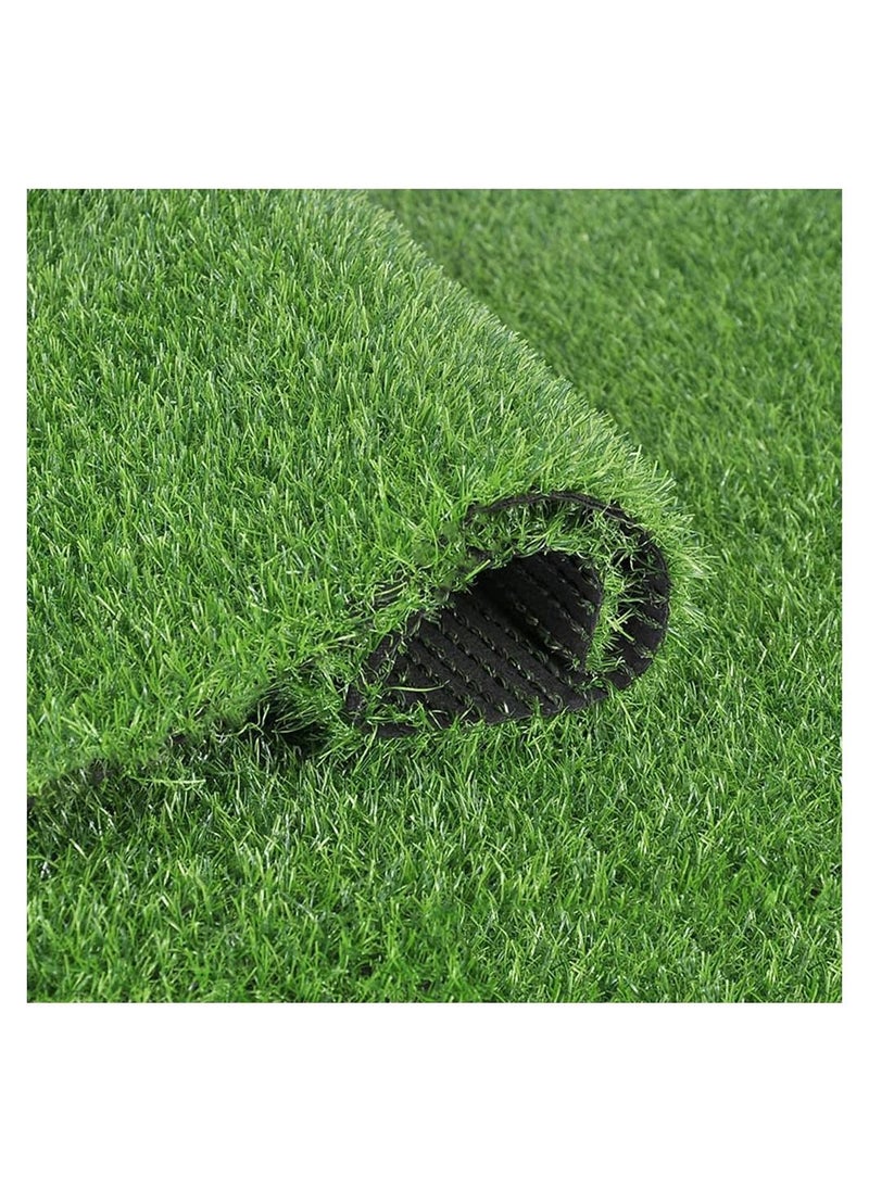 LINGWEI LINGWEI Artificial Fake Grass Carpet, Square, 200x200x3 Cm  - Image 1