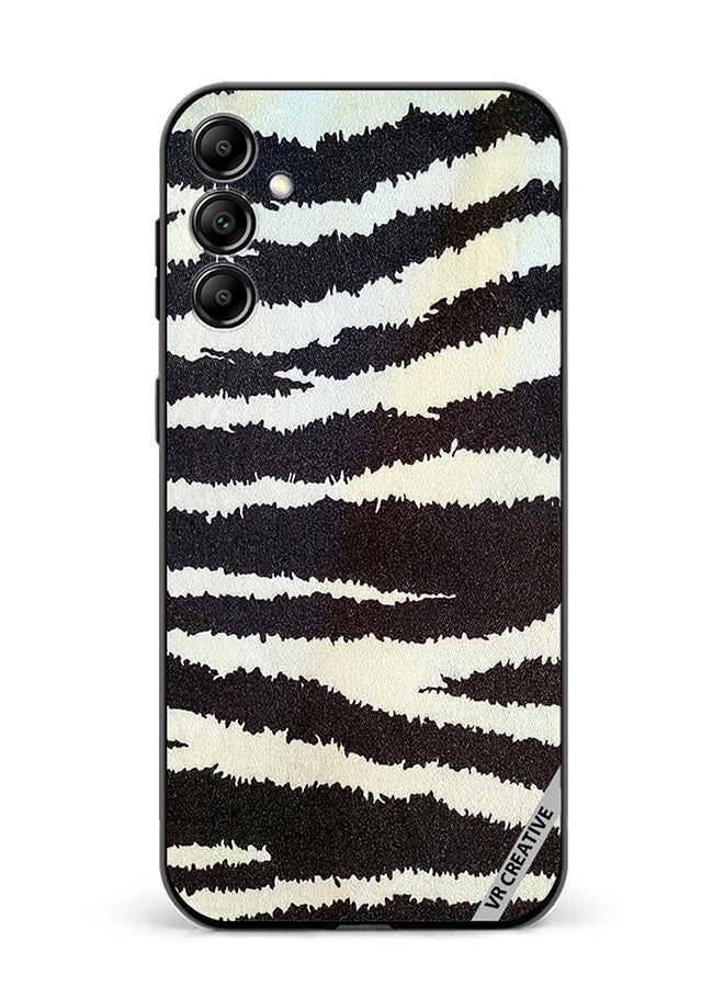 VR CREATIVE Protective Case Cover For Samsung Galaxy A15 5G/A15 Cotton Fabric With Zebra Texture Design Multicolour - Image 1