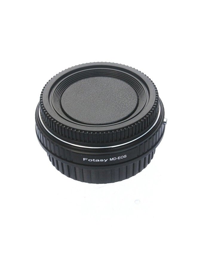 Fotasy EFMD Minolta MD Mount Lens to Canon EOS EF Mount Camera Adapter with Glass Element (Black) - Image 3