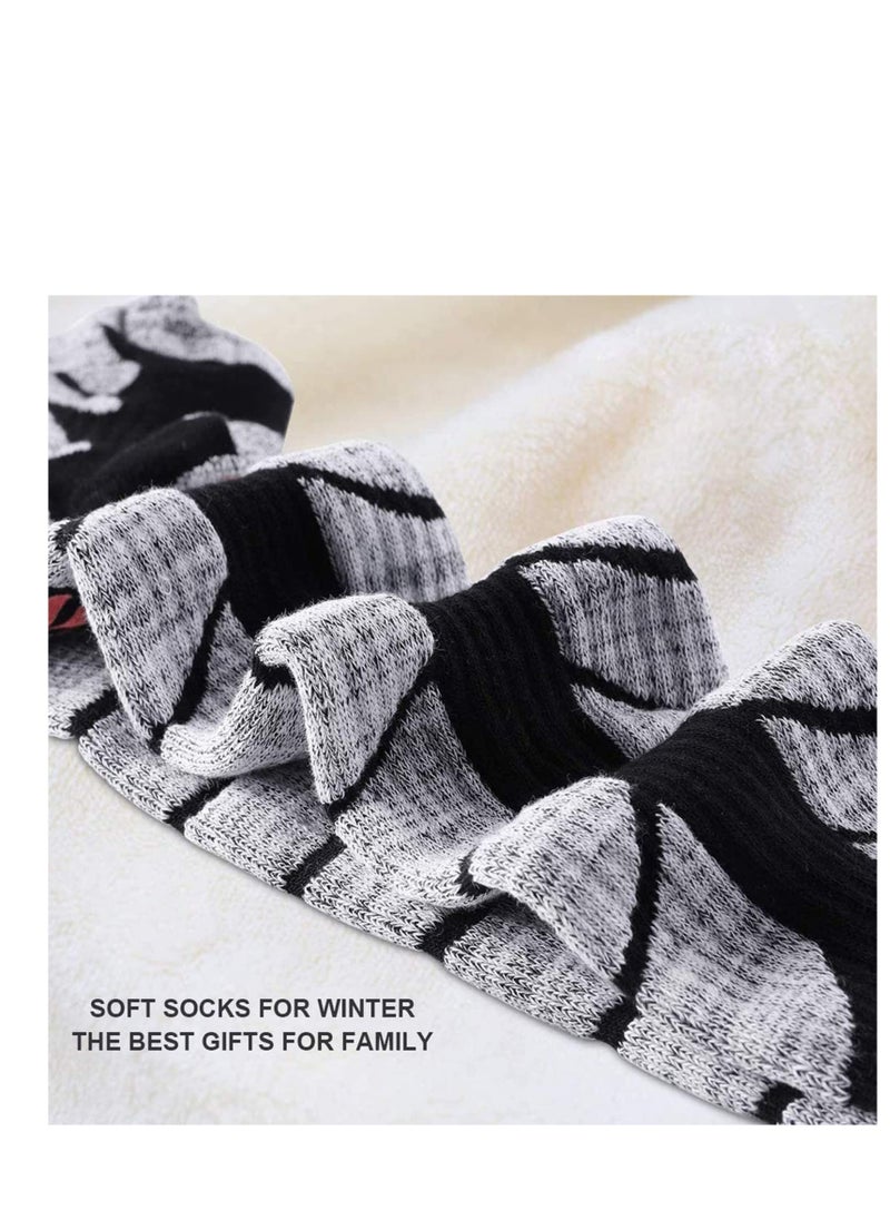 Generic Knee High Compression Socks Sports Comfortable Socks Fit Athletic Ski Socks Snowboarding Socks Skiing Calf Socks Winter Long Socks for Women Men Sport Running Travel 2Pairs  - Image 3