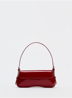 Zara Glossy Flap Shoulder Bag Baguette Underarm Bag  - Image 1