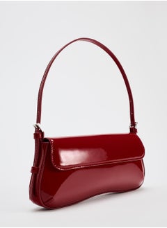 Zara Glossy Flap Shoulder Bag Baguette Underarm Bag  - Image 2