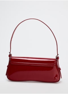 Zara Glossy Flap Shoulder Bag Baguette Underarm Bag  - Image 3