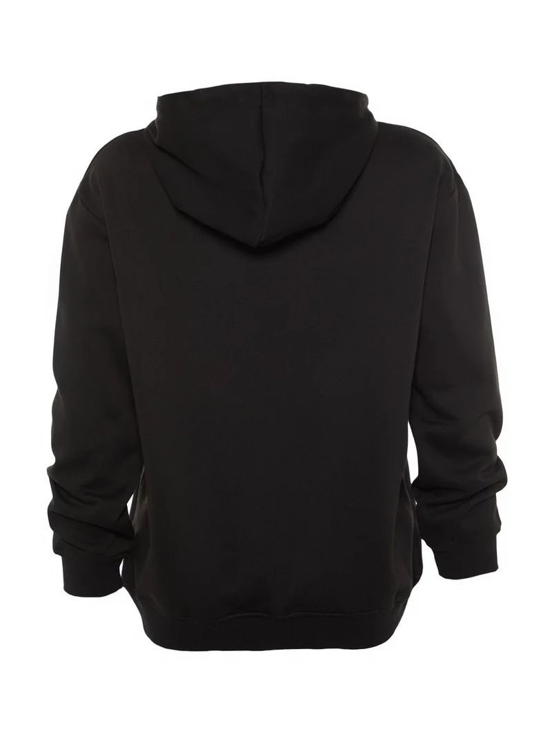 trendyol Hooded Detailed Sweatshirt