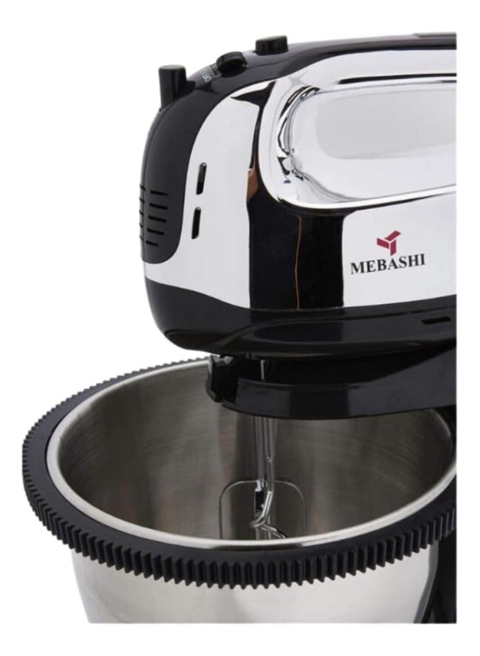 ميباشي خلاط MEBASHI ذو وعاء دوار بسعة 3 لتر، 5 سرعات، أسود (ME-SBM1003) (300 واط)  - Image 2