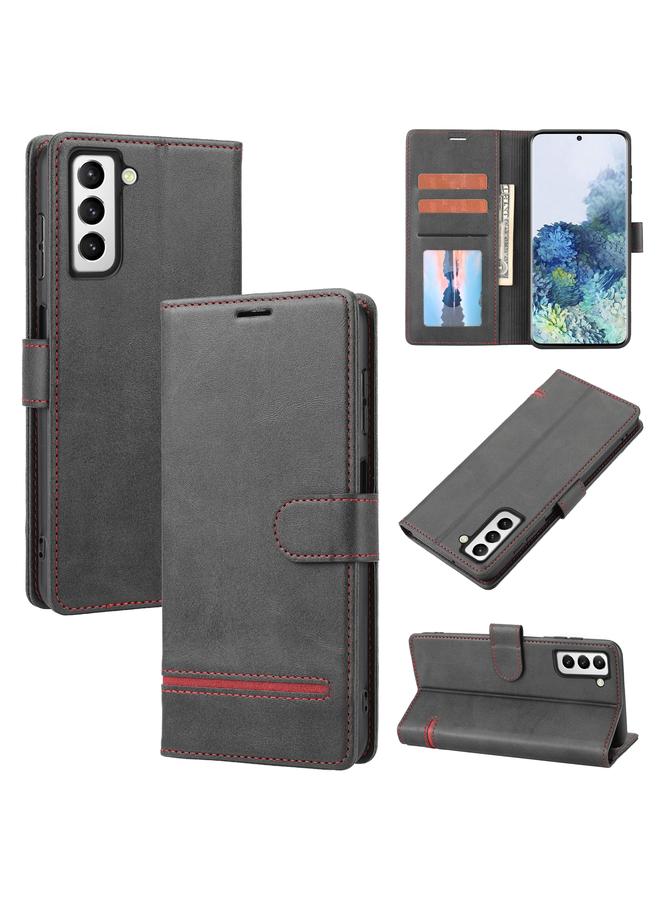 اس-توب جراب لهاتف Samsung Galaxy S21+ 5G، جراب هاتف كلاسيكي من الجلد القابل للطي - Image 1