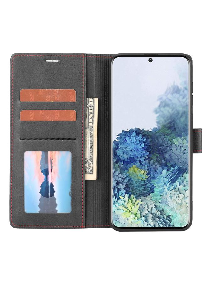 اس-توب جراب لهاتف Samsung Galaxy S21+ 5G، جراب هاتف كلاسيكي من الجلد القابل للطي - Image 4