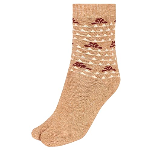 CREATURE Women's Wool Socks (3 Set) (WWS-003_Multicolor_Free Size) - Image 3