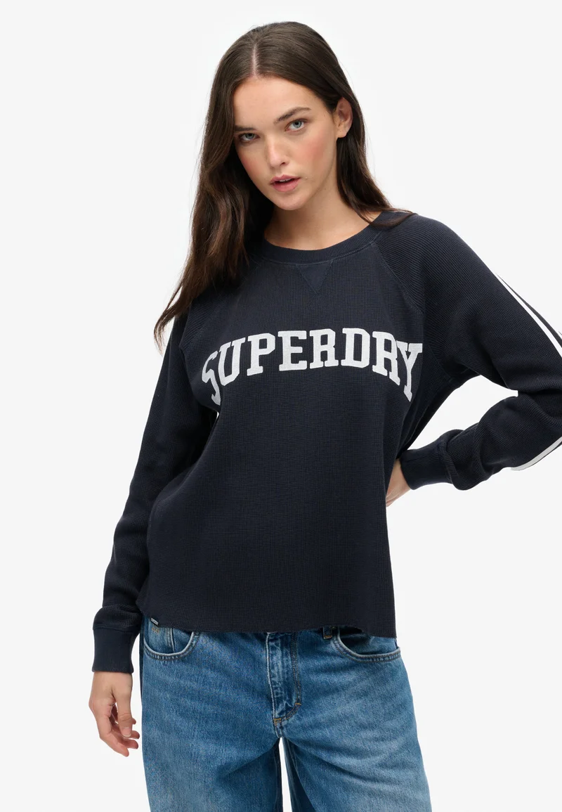 Superdry Athletic Essentials Graphic Long Sleeve Top
