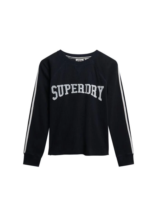 Superdry Athletic Essentials Graphic Long Sleeve Top