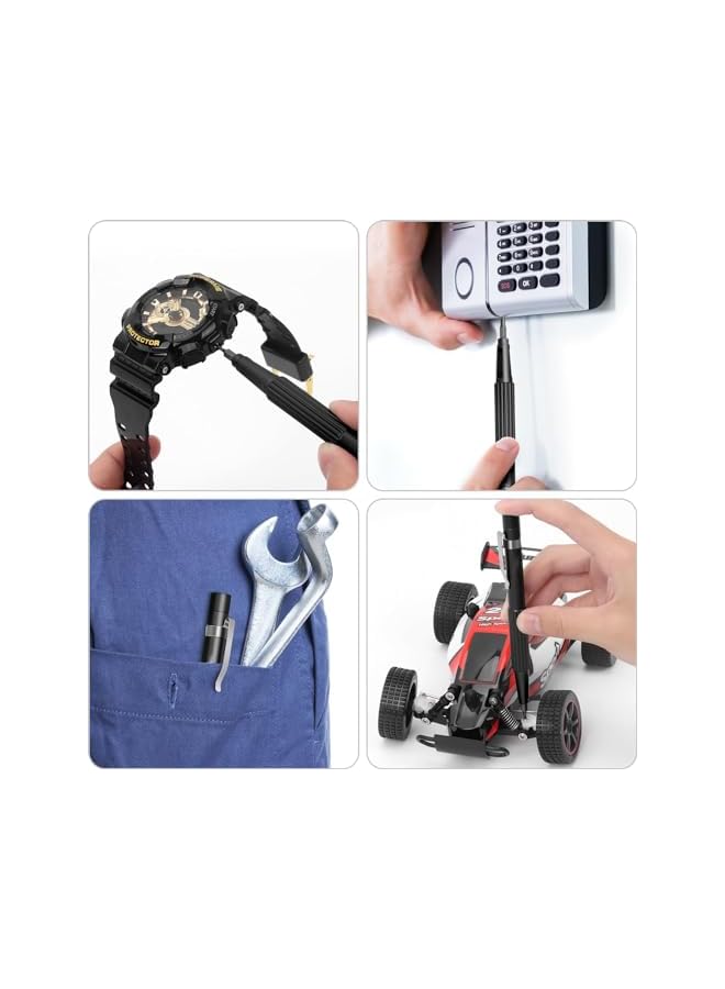 PROMASS 13-in-1 Precision Screwdriver, Multi-Bit Small Screwdriver Set,Mangetic Pen Shape Pocket Screwdriver with Torx T5 T6 T8 T10, Pentalobe P5, Triwing Y00, for Phone, Computer, Laptop, Watch, Eyeglass - Image 5