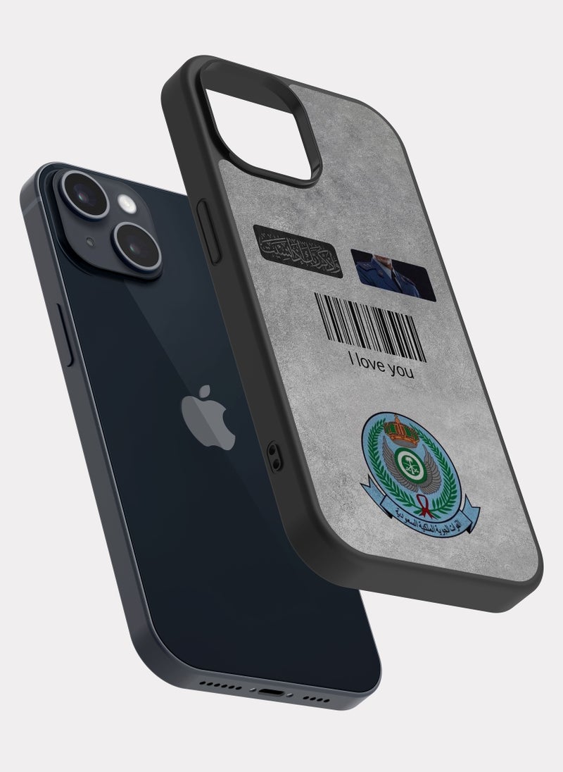 بكسلات كفر ايفون 14 القوات الجوية الملكية السعودية رمادي - Image 2