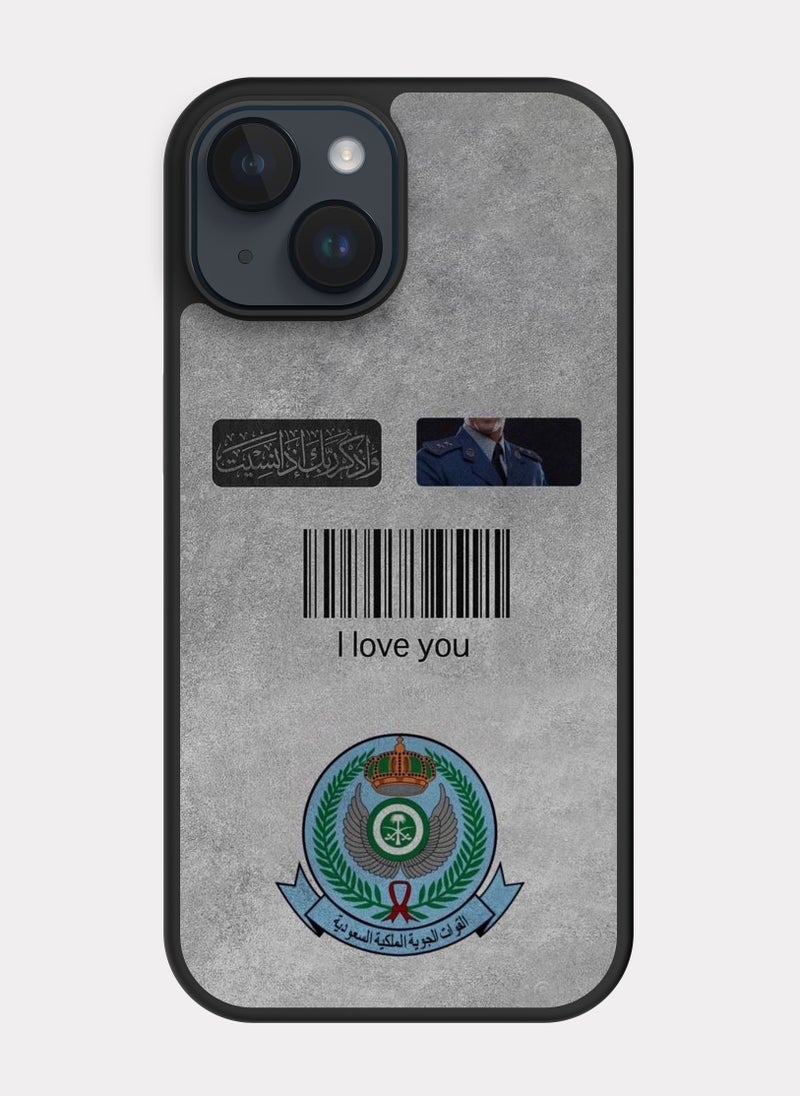 بكسلات كفر ايفون 14 القوات الجوية الملكية السعودية رمادي - Image 1