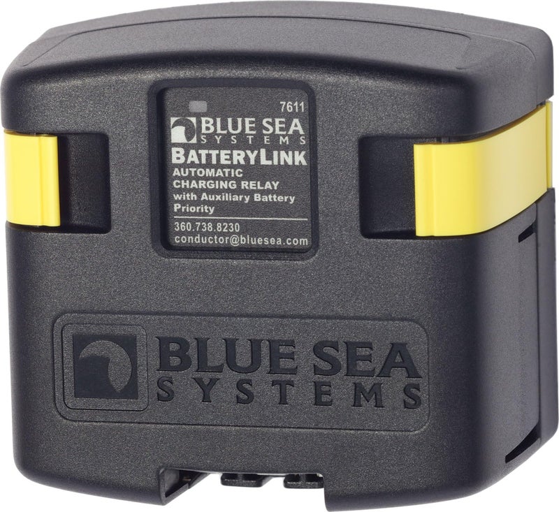Blue Sea Systems 7611 AUTO CHARGE RELAY 120A 12/24V, Black,Yellow - Image 3