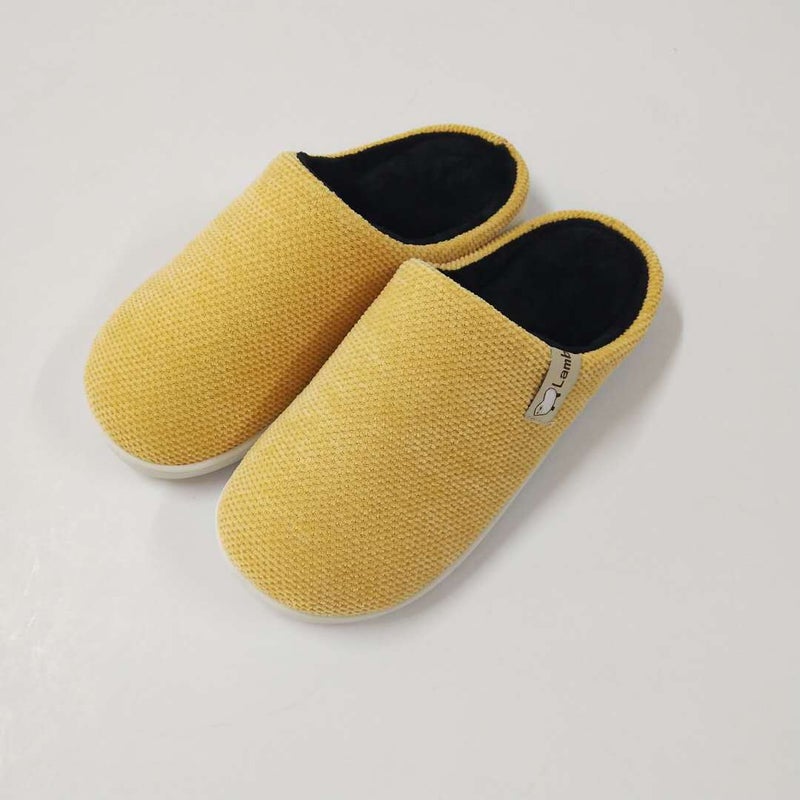 Men'S And Women'S Fleece Memory Foam Home Casual Warm Cotton Slippers Warm Soft Parent-Child Thickened - Image 2