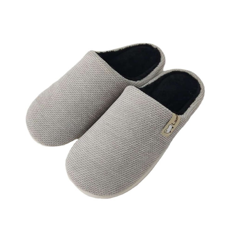 Men'S And Women'S Fleece Memory Foam Home Casual Warm Cotton Slippers Warm Soft Parent-Child Thickened - Image 4
