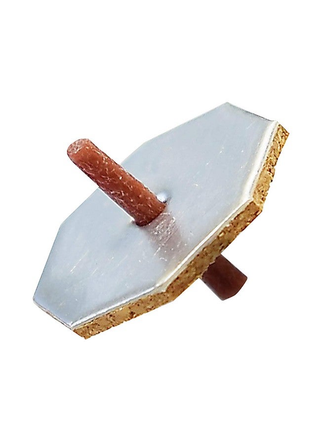 Ner Mitzvah Preassembled Floating Wicks Octagon Shaped 100 Count Cotton Wicks And Cork Disc Holders For Oil Cups - Image 4