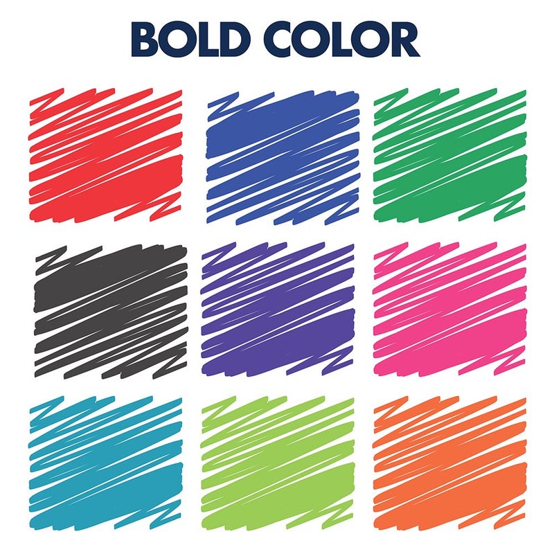 Quartet Dry Erase Markers, Whiteboard Markers, Fine Tip, EnduraGlide, BOLD COLOR, Assorted Classic & Neon Colors, 12 Pack (5001-21M) - Image 2