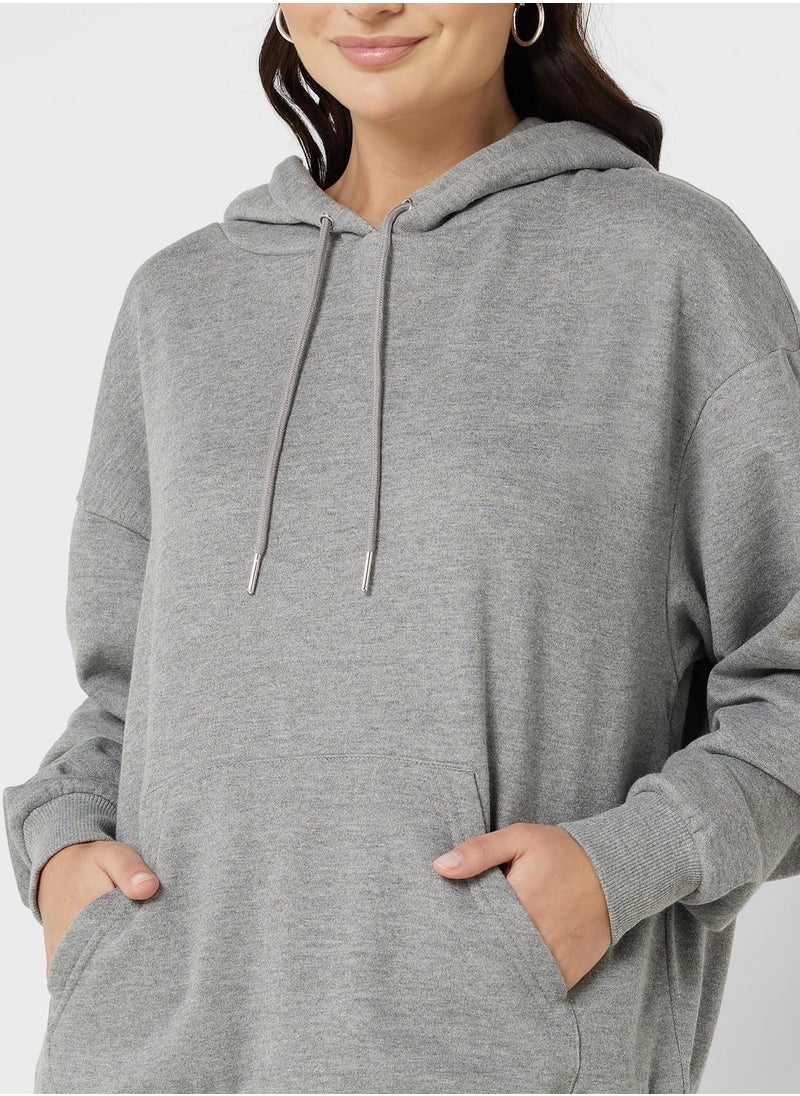 ONLY - Pocket Detail Hoodie - Image 1