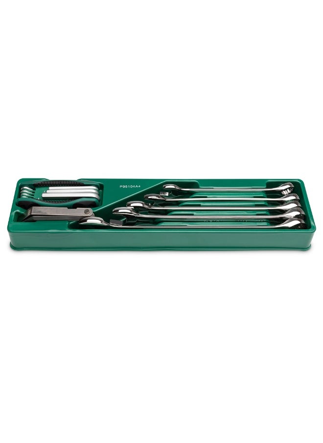 SATA ST95104A70-6 70-Piece 1/2" Drive 6 Point Metric Cantilever Tool Box and Tray Set
