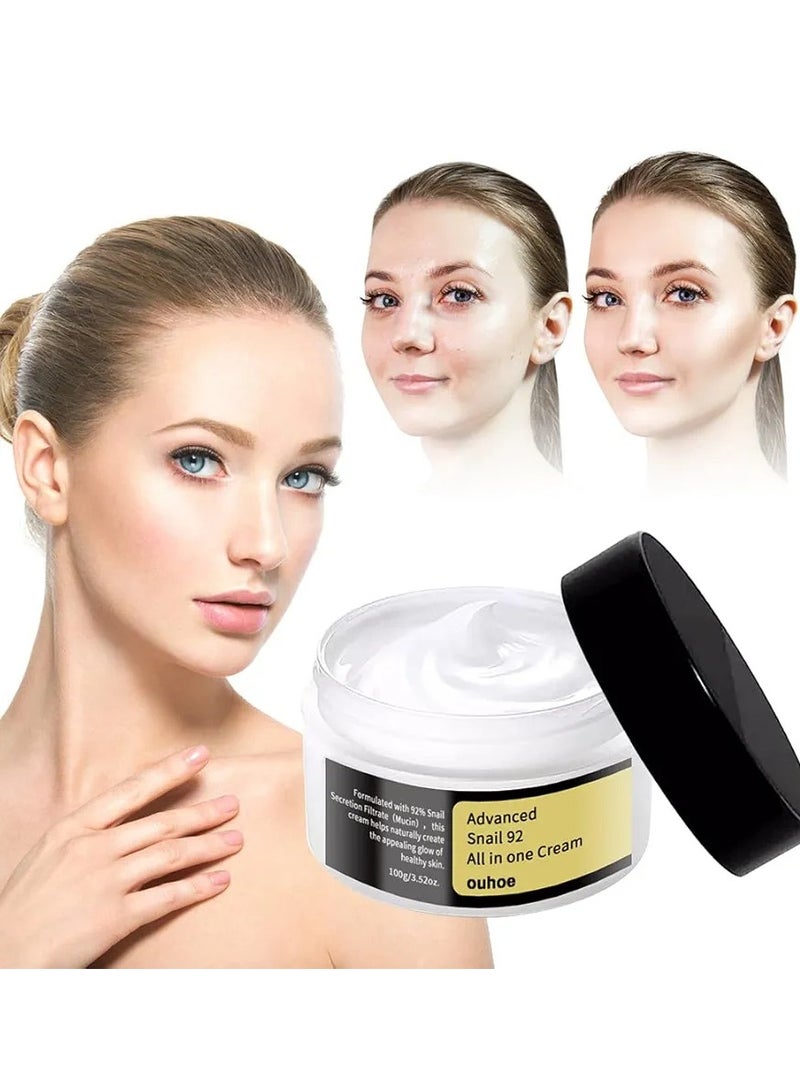 OUHOE Advanced Snail 92 All In One Cream 100grams - Image 1